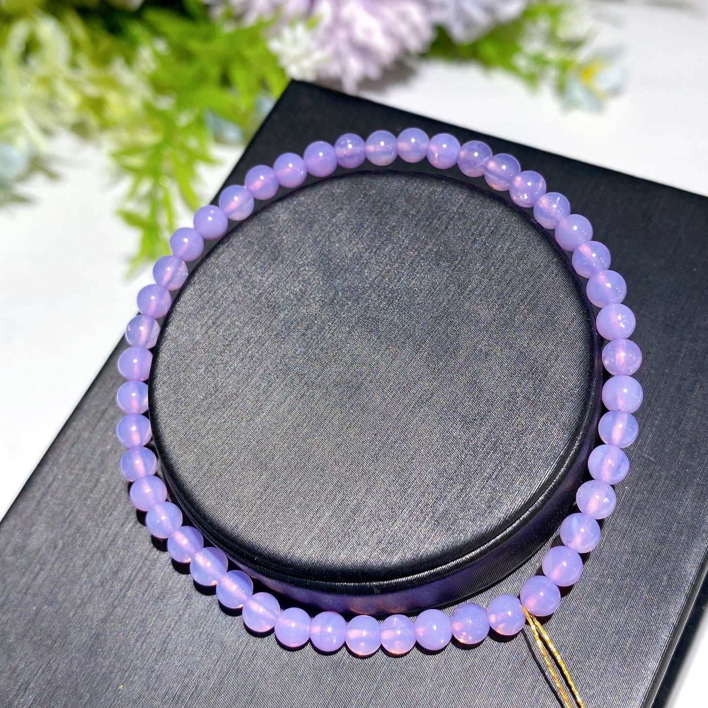 4mm Lavender Milky Amethyst Bracelet Crystal Healing Bulk Wholesale