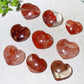 1.0"-1.5" Fire Quartz Heart Carvings Bag 100g Bulk Wholesale