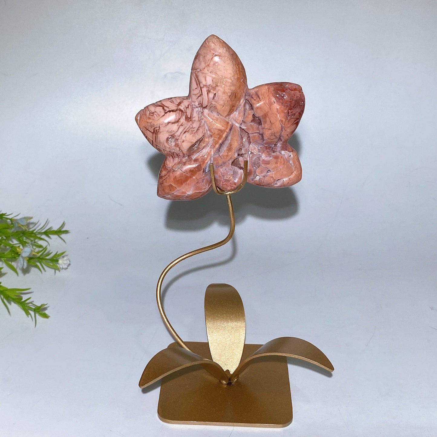 Crystal Flower Carving with Stand Crystal Healing Bulk Wholesale
