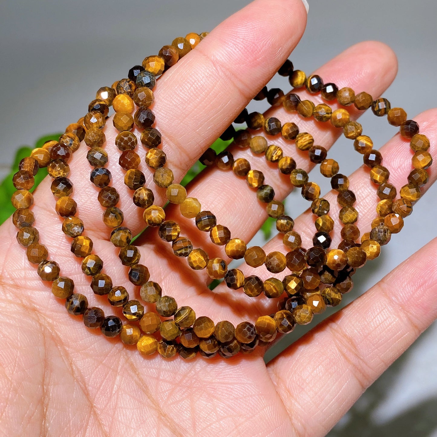 4mm Faceted Crystal Bracelet Crystal Healing Bulk Wholesale