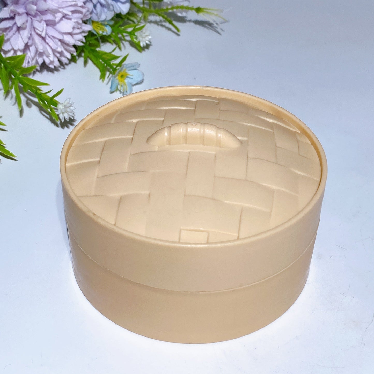 Crystal Steam Dumplings Carving in Plastic Steamer Crystal Healing Bulk Wholesale