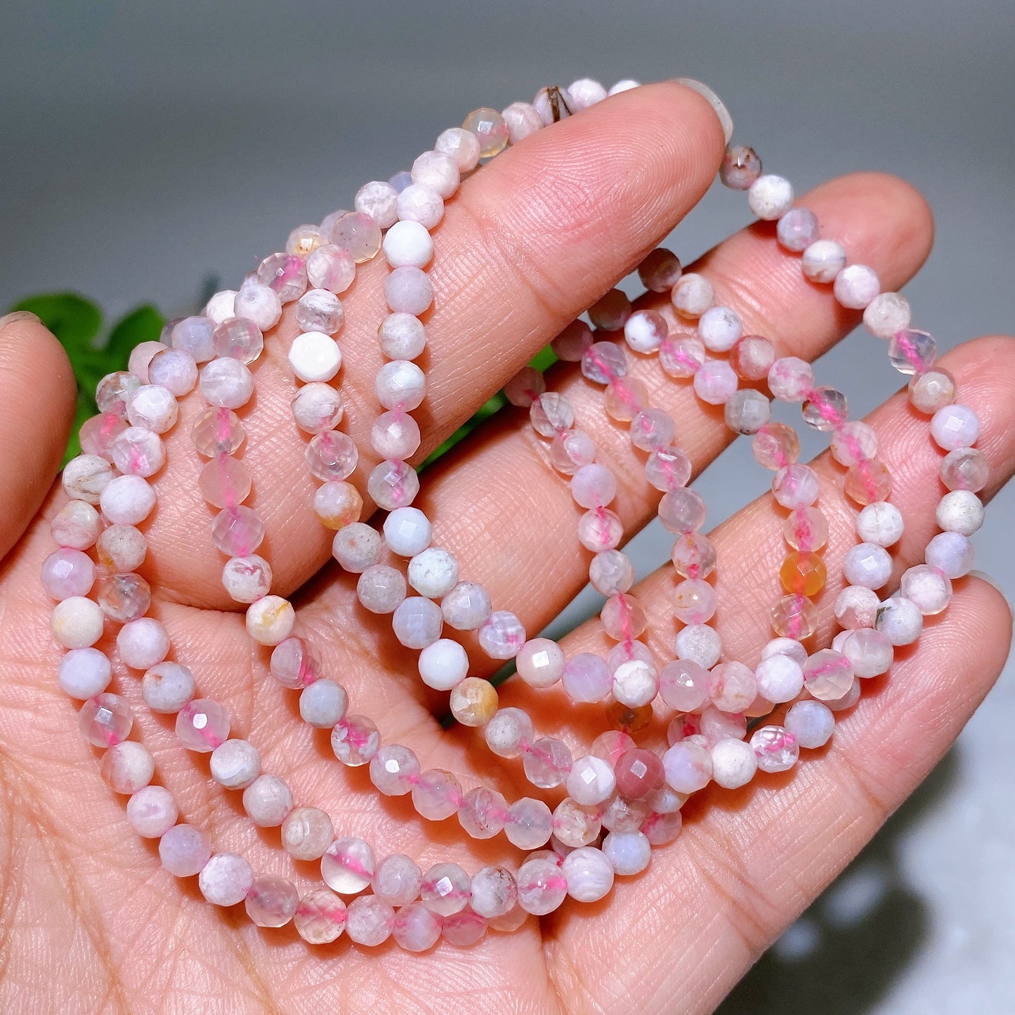 4mm Faceted Crystal Bracelet Crystal Healing Bulk Wholesale