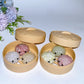 Crystal Steam Stuffed Bun Carvings in Plastic Food Steamer Crystal Healing Bulk Wholesale