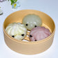 Crystal Steam Stuffed Bun Carvings in Plastic Food Steamer Crystal Healing Bulk Wholesale
