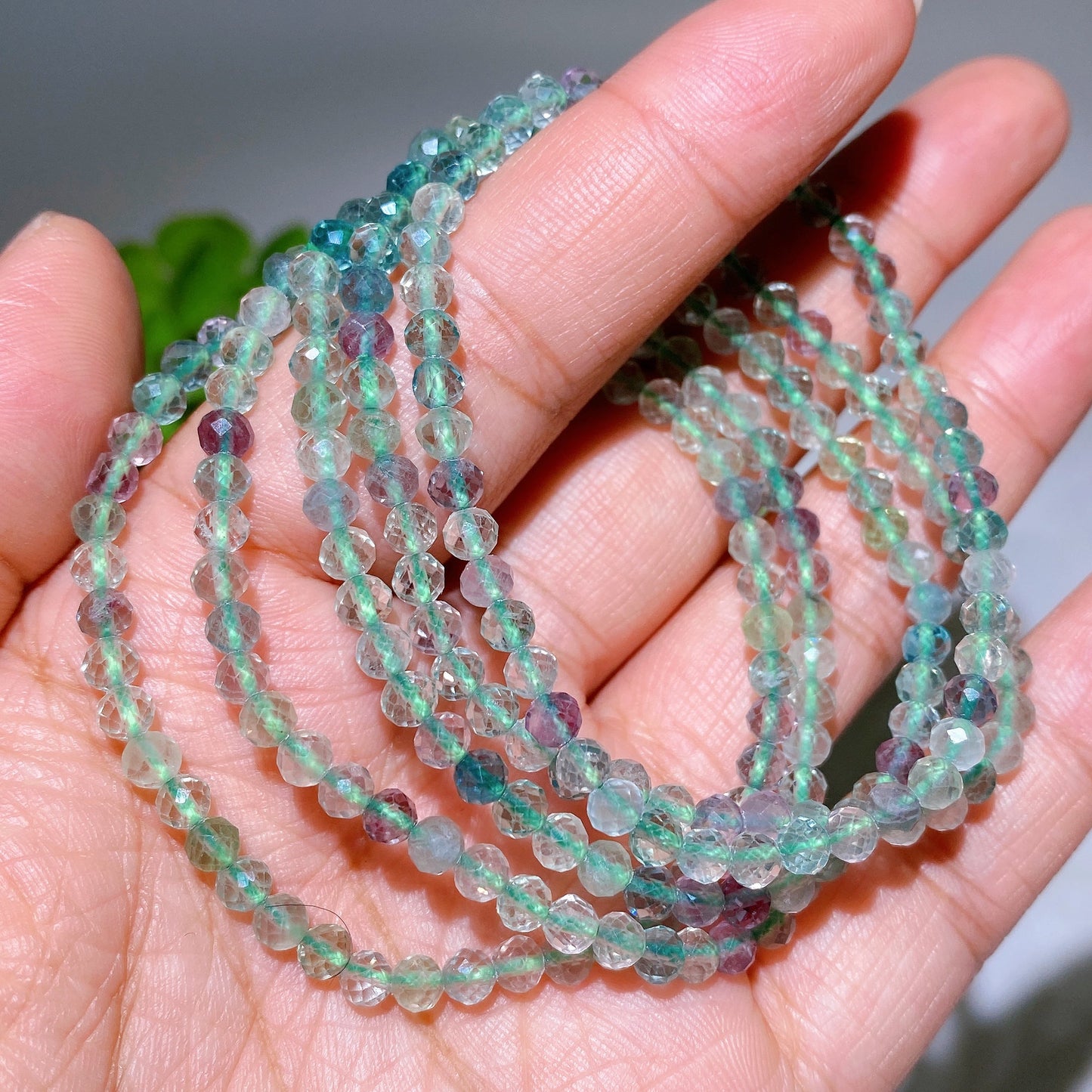 4mm Faceted Crystal Bracelet Crystal Healing Bulk Wholesale