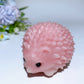 2.4" Pink Opal Hedgehog Carving Crystal Healing Bulk Wholesale