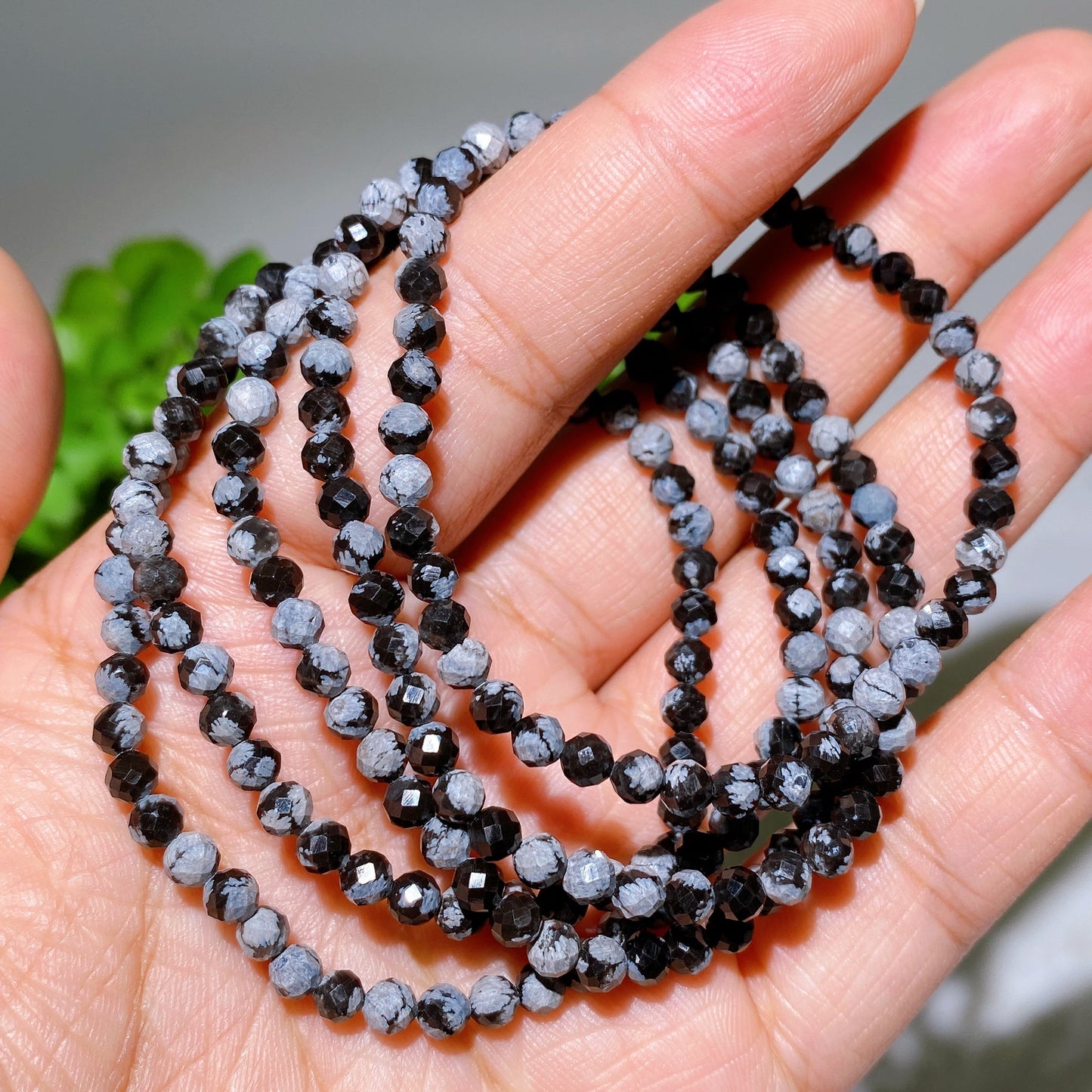 4mm Faceted Crystal Bracelet Crystal Healing Bulk Wholesale