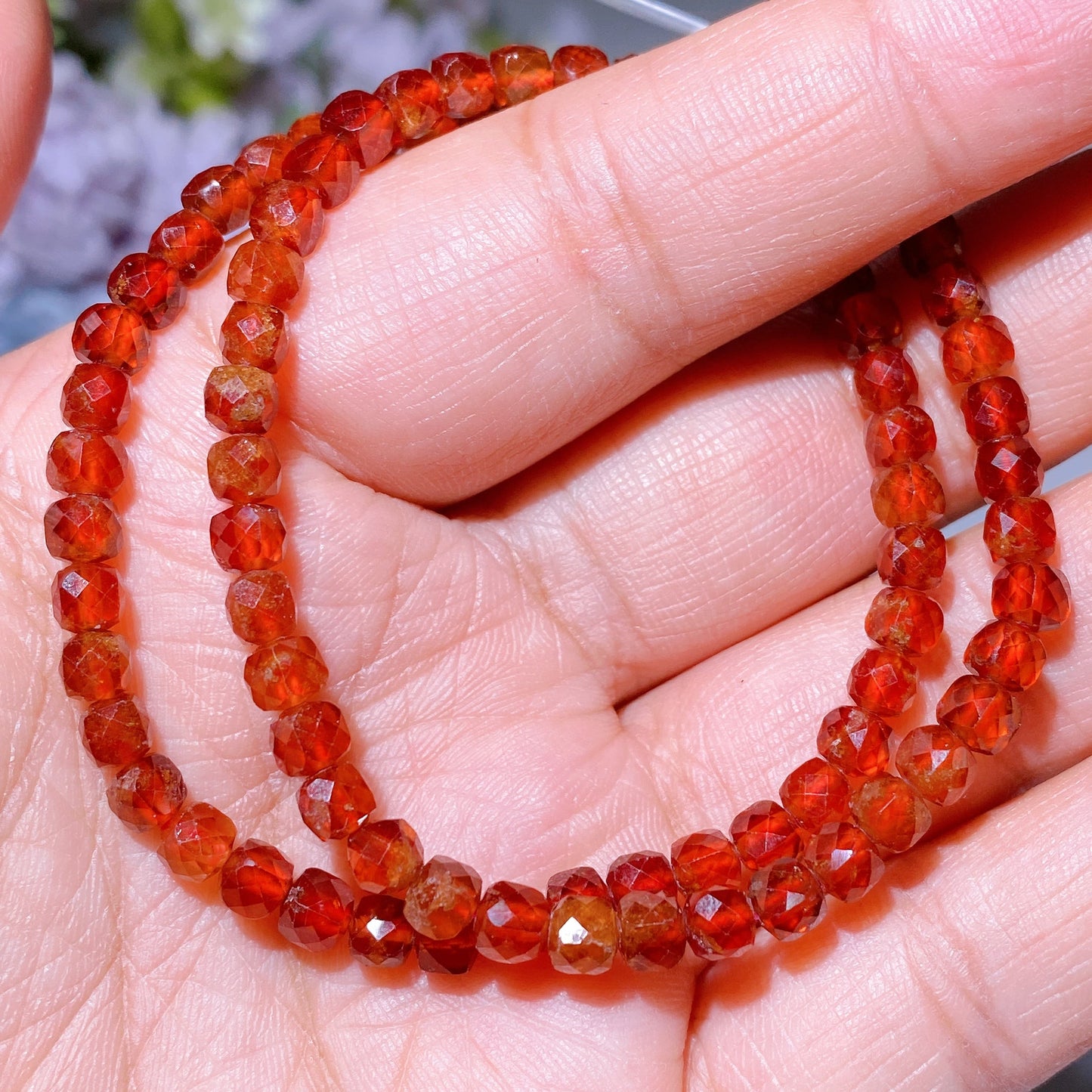 4mm Faceted Cube Crystal Bracelet Crystal Healing Bulk Wholesale