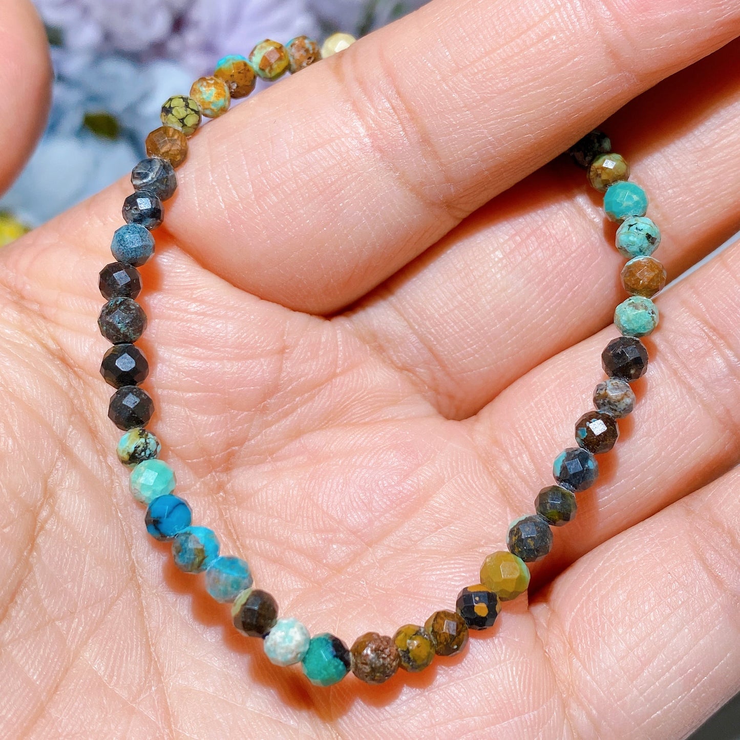 4mm Faceted Crystal Bracelet Crystal Healing Bulk Wholesale