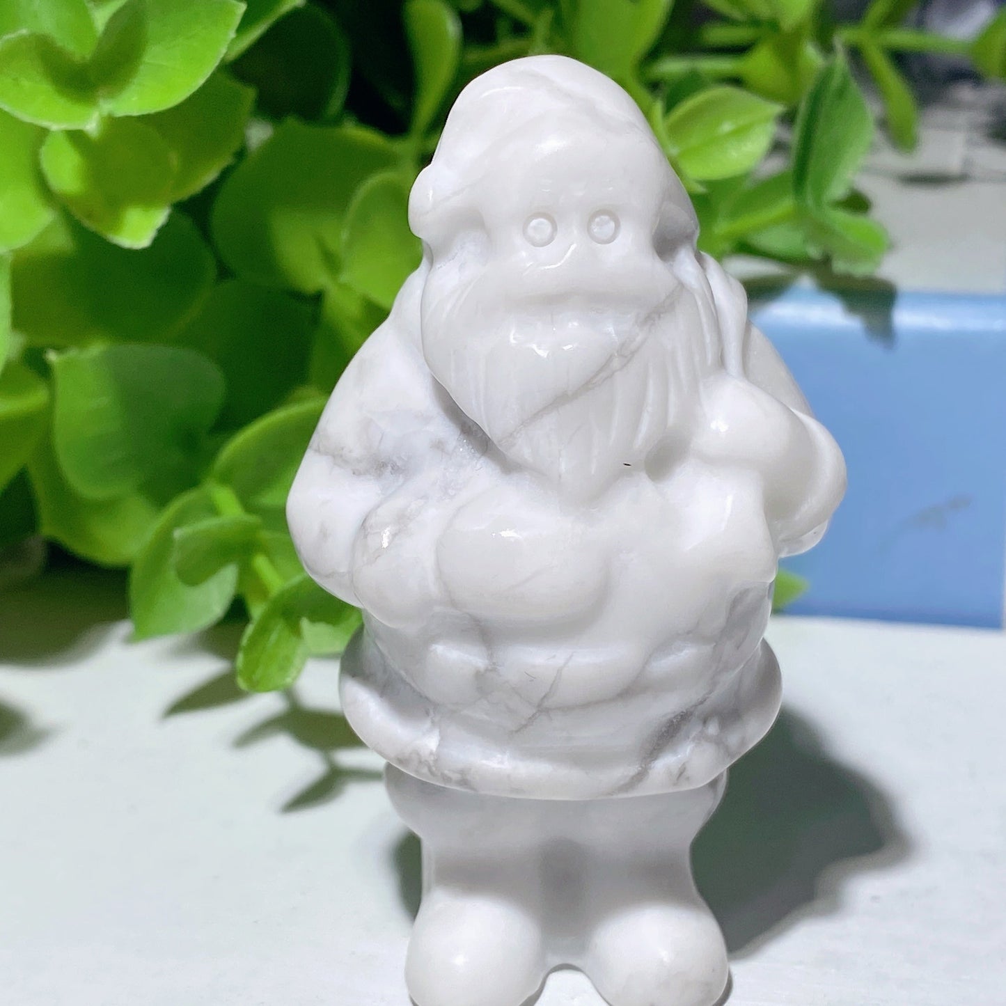 2.3" Mixed Crystal Santa Claus Carvings for Christmas Bulk Wholesale