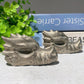 3.0" Pyrite Dragon Head Carvings Bulk Wholesale