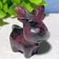 1.6" Mixed Crystal Deer Carvings for Christmas Bulk Wholesale