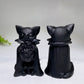 Black Obsidian Raven Owl Ghost Cat Pumpkin Carving 1 Piece Crystal Healing Bulk Wholesale