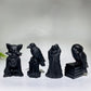 Black Obsidian Raven Owl Ghost Cat Pumpkin Carving 1 Piece Crystal Healing Bulk Wholesale