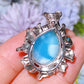 Sterling Silver Larimar Pendant Crystal Healing Bulk Wholesale