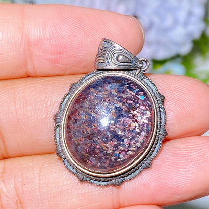 Sterling Silver Coordierite Pendant Crystal Healing Bulk Wholesale