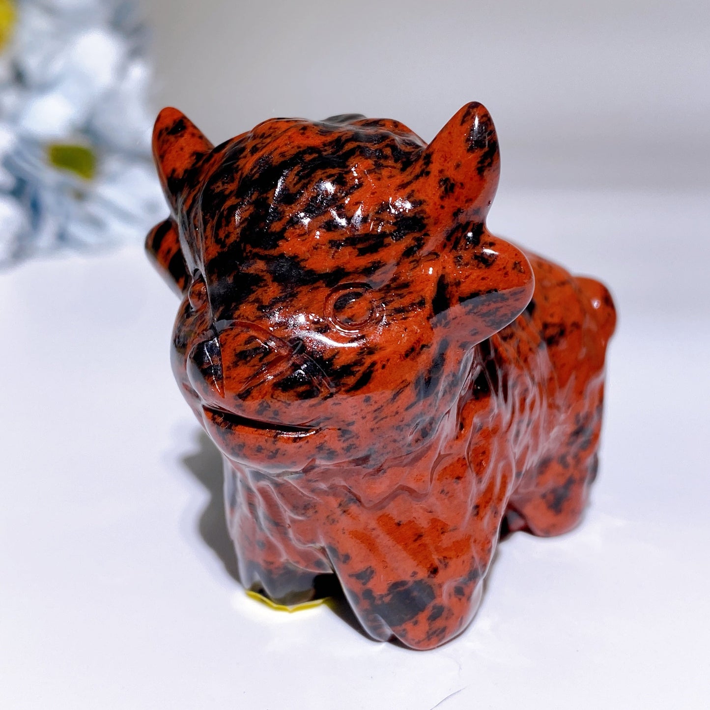 2.3" Crystal Cattle Carving Crystal Healing Bulk Wholesale