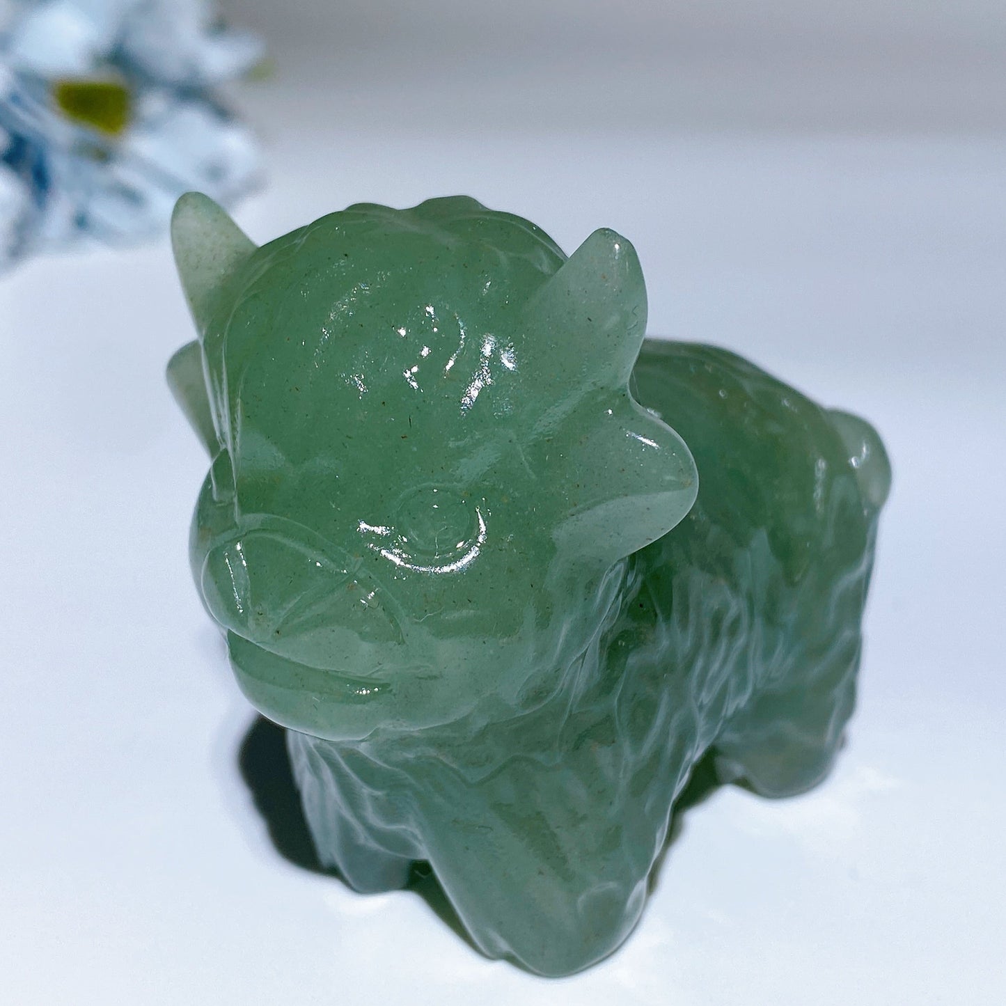 2.3" Crystal Cattle Carving Crystal Healing Bulk Wholesale