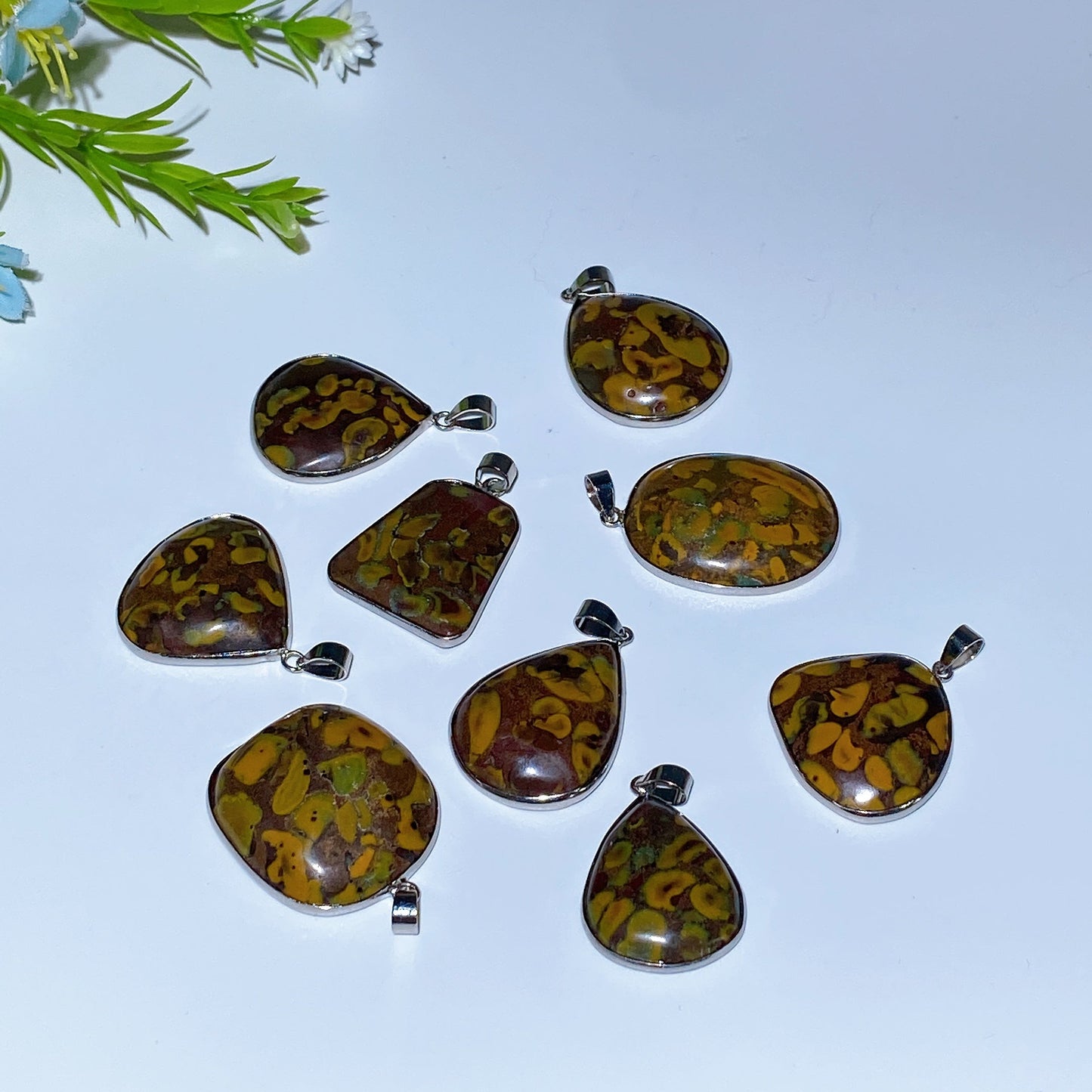 Fruit Jasper Pendant Crystal Healing Bulk Wholesale