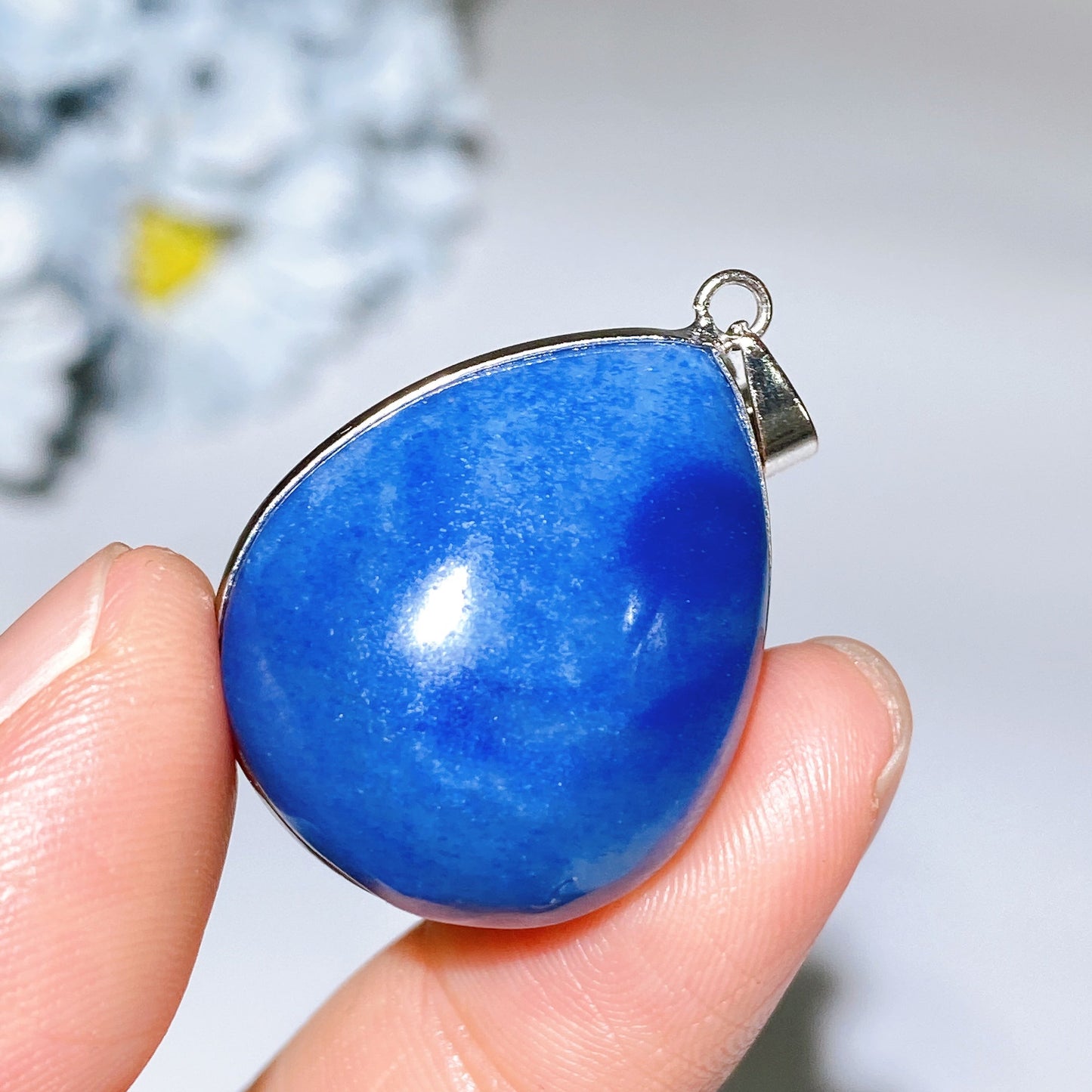 Blue Aventurine Water-drop Pendant Crystal Healing Bulk Wholesale