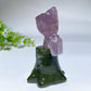 3.0" Crystal Groot on Serpentine Stump Carving Crystal Healing Bulk Wholesale