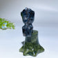 3.0" Crystal Groot on Serpentine Stump Carving Crystal Healing Bulk Wholesale