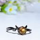 925 Silver Crystal Devil Ring Crystal Healing Bulk Wholesale