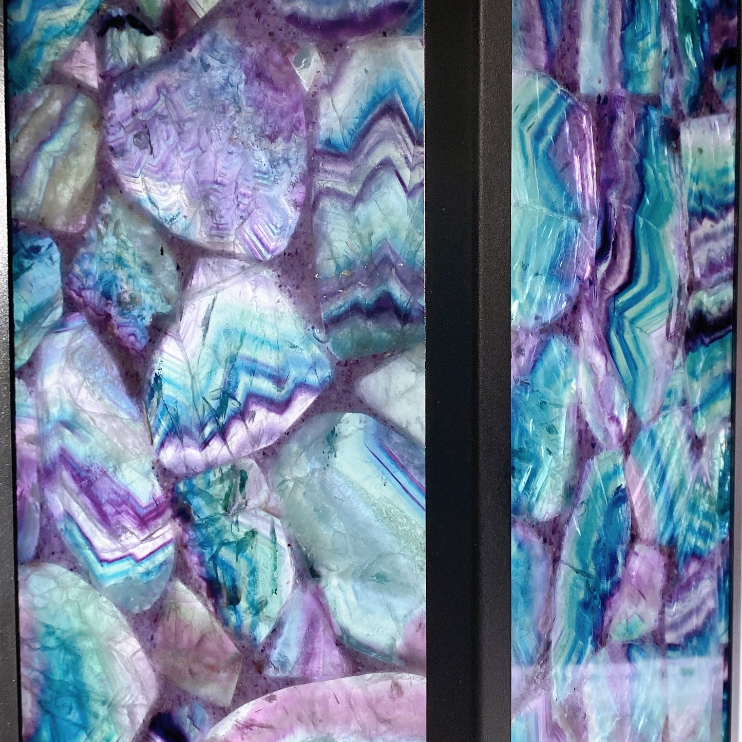 46.5cm Rainbow Fluorite Lamp Crystal Healing Bulk Wholesale