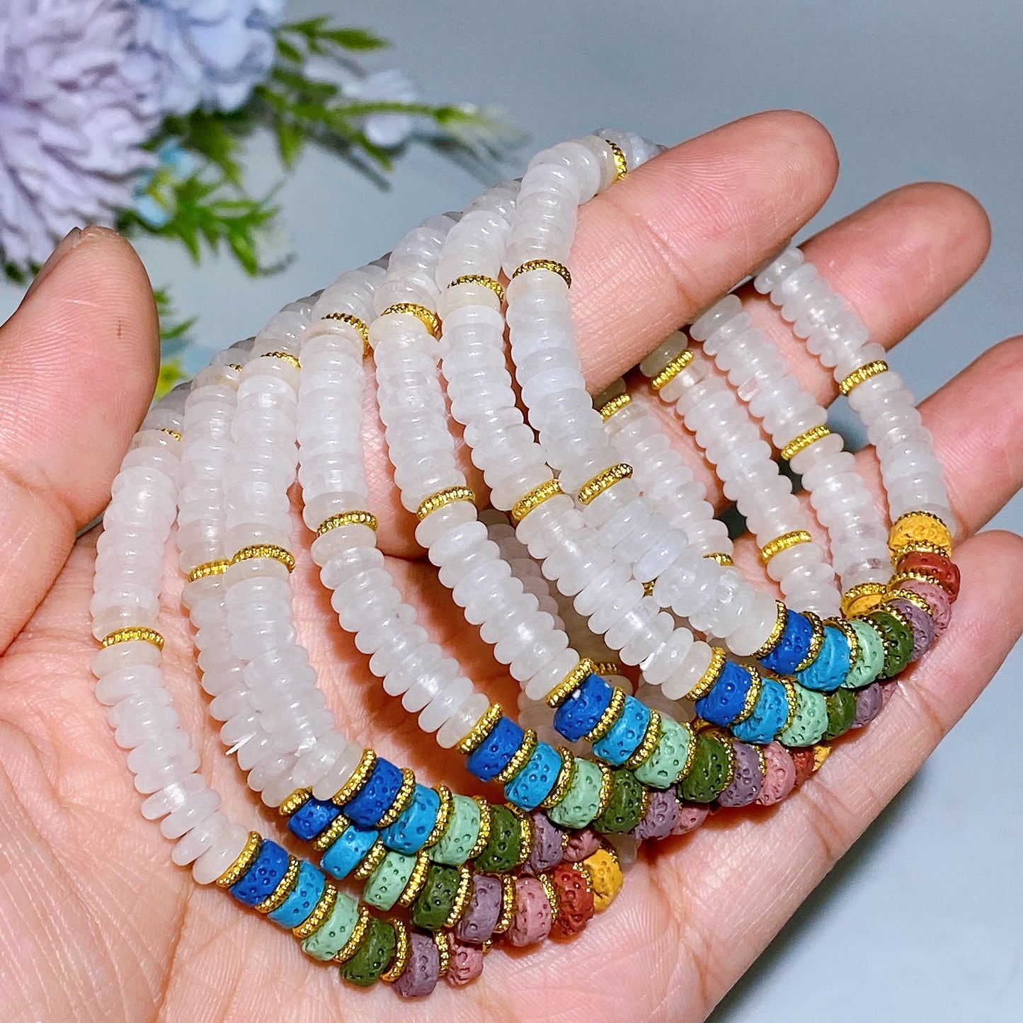 6.2-6.5mm Crystal Bracelet Crystal Healing Bulk Wholesale