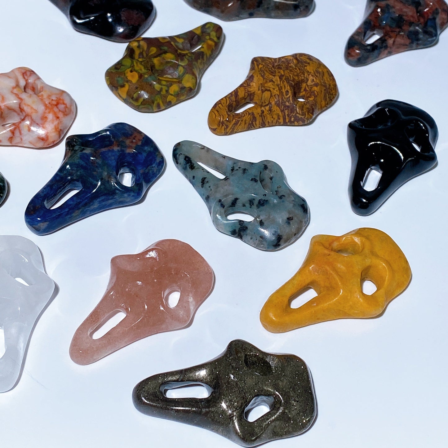 2.0" Crystal Ghost Face Carving Crystal healing Bulk Wholesale