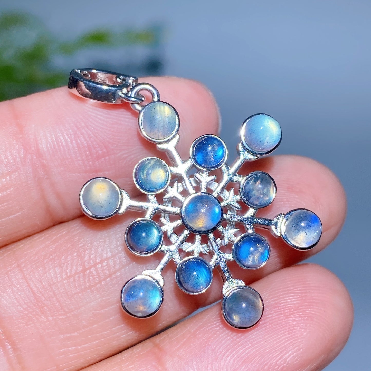 Cooper Silver Plated Crystal Pendant Crystal Healing Bulk Wholesale