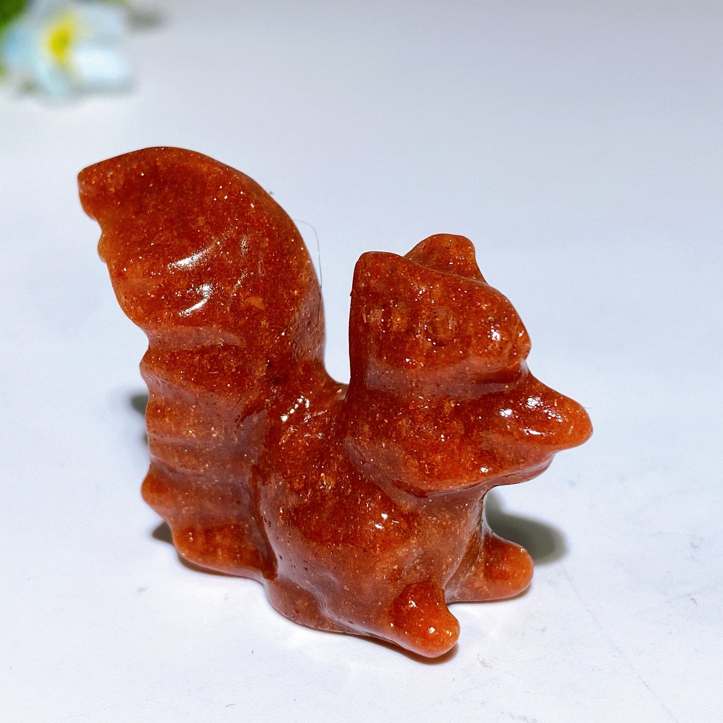 1.6" Crystal Squirrel Carving Crystal Healing Bulk Wholesale
