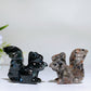 1.6" Crystal Squirrel Carving Crystal Healing Bulk Wholesale