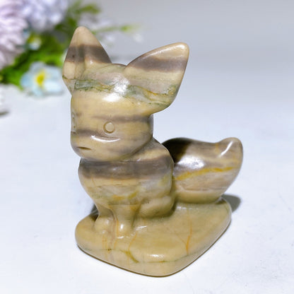 2.0" Crystal Eevee Carving Crystal Healing Bulk Wholesale