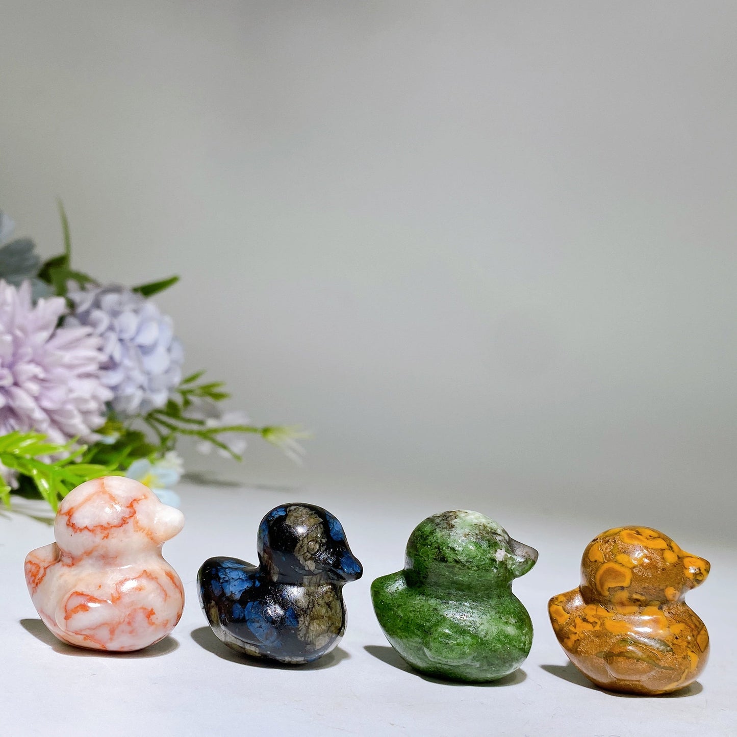 1.1" Crystal Duck Carving Crystal Healing Bulk Wholesale