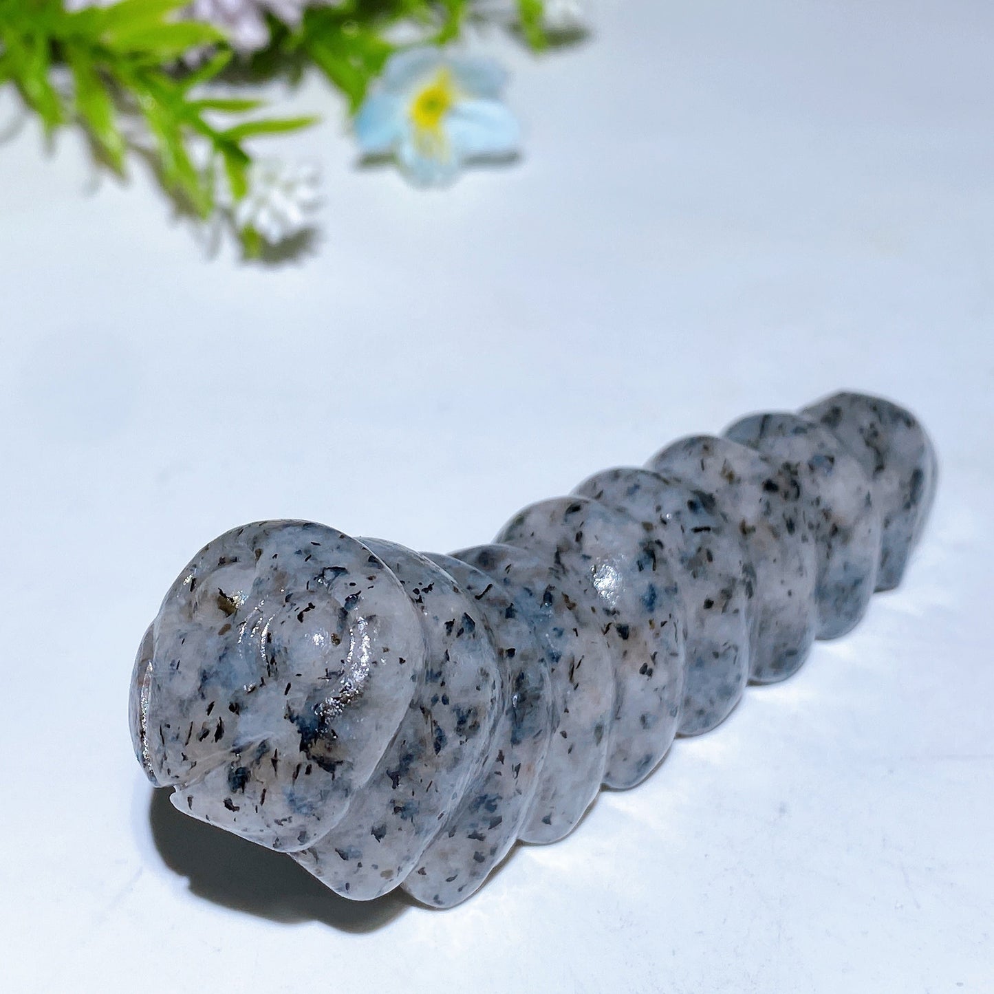 9cm Crystal Caterpillar Carving Crystal Healing Bulk Wholesale