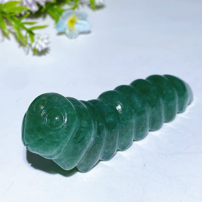 9cm Crystal Caterpillar Carving Crystal Healing Bulk Wholesale