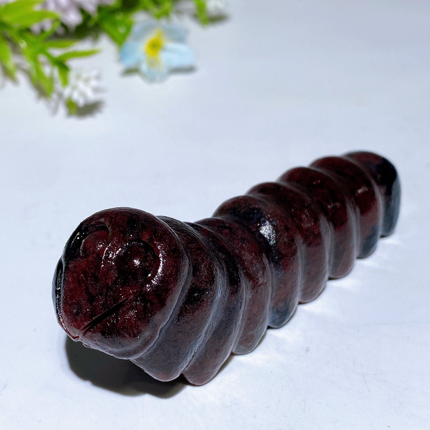 9cm Crystal Caterpillar Carving Crystal Healing Bulk Wholesale