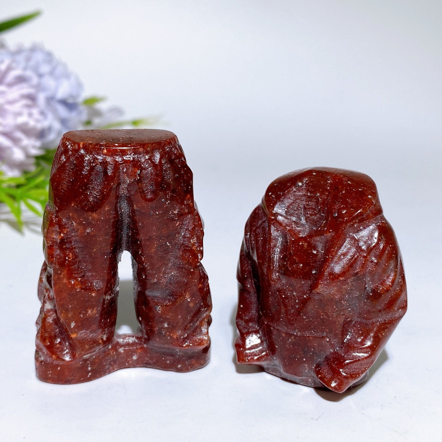 1.8"-2.1" Crystal Hoodie Pants Carving Crystal Healing Bulk Wholesale