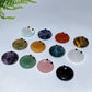 4cm Crystal Round Worry Stone with Eyes Crystal Healing Bulk Wholesale