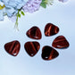 Yellow Tiger's Eye Red Tiger's Eye Heart Cabochon for Jewelry DIY  Crystal Healing Bulk Wholesale
