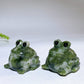 1.6" Serpentine Frog Carving Crystal Healing Bulk Wholesale