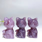 1.2" Purple Mica Luna Sailor Moon Carving Crystal Healing Bulk Wholesale