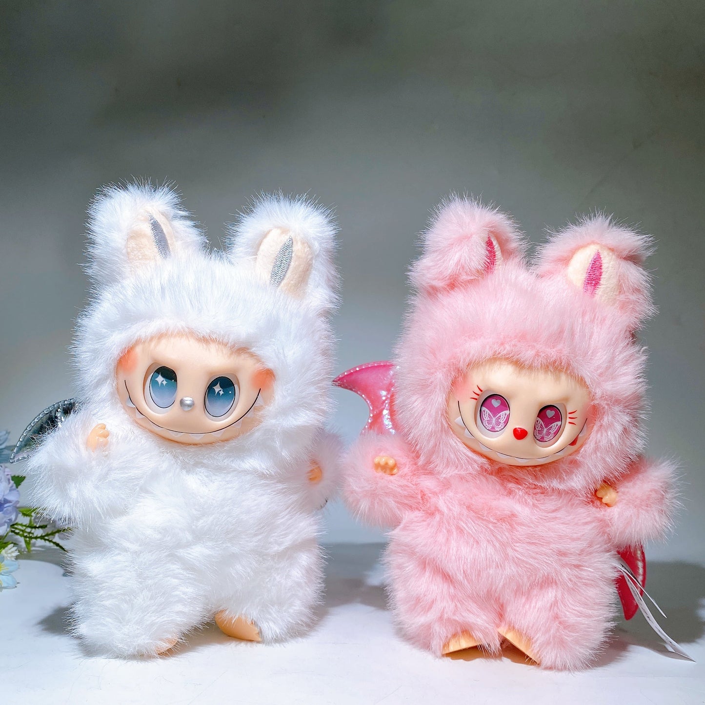 16-18cm Labubu Toy Bag Hanging for Halloween Crystal Healing Bulk Wholesale