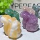 1.2" Mixed Crystal Mini Squirrel Carvings Bulk Wholesale