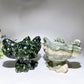 16cm Jade Sepentine Stitch Carving Crystal Healing Bulk Wholesale