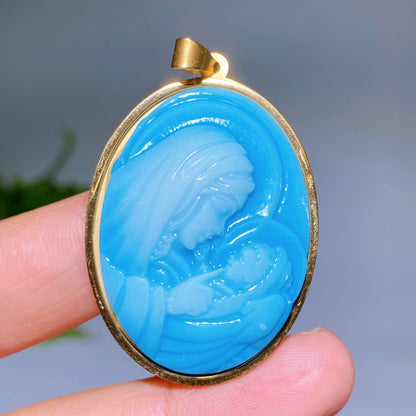 4cm Cameo Pendant Crystal Healing Bulk Wholesale