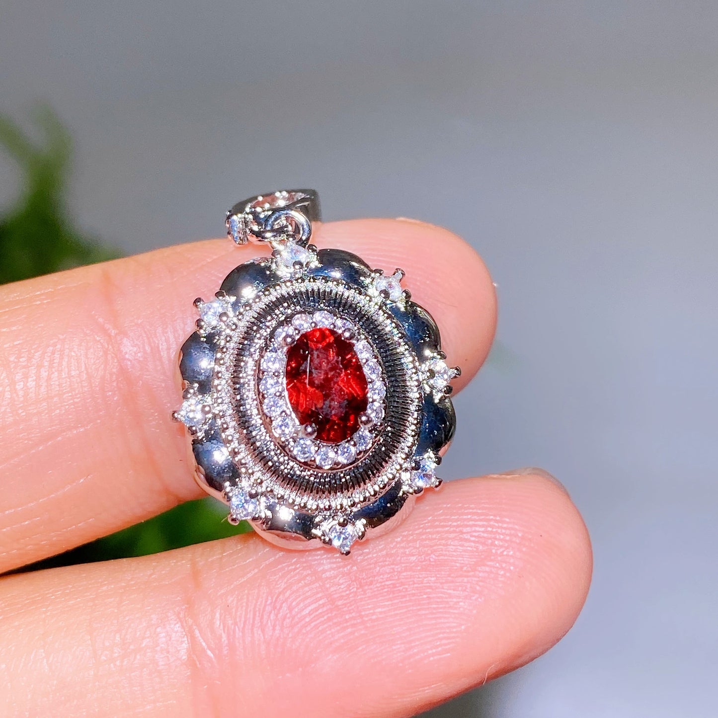 Cooper Silver Plated Crystal Pendant Crystal Healing Bulk Wholesale