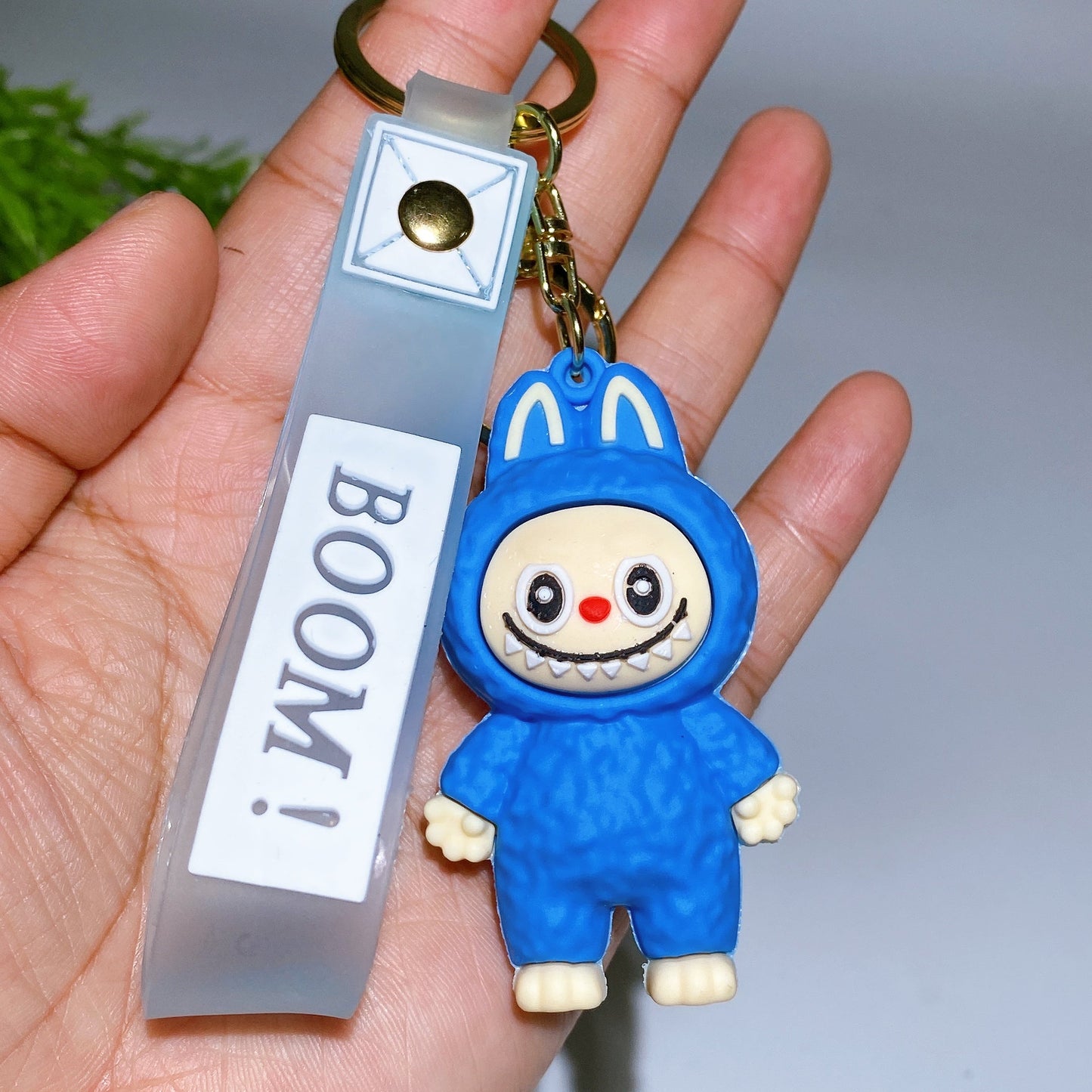 Resin Labubu Key Chain Crystal Healing Bulk Wholesale