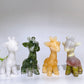 3.1" Natural Crystal Giraffe Carving Crystal Healing Bulk Wholesale
